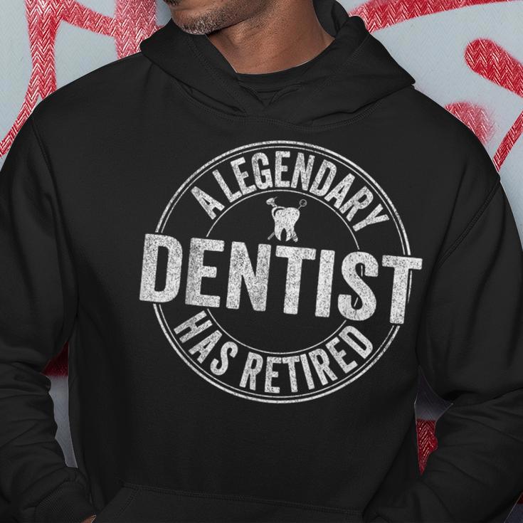 A Legendary Dentist Has Retired Dentist Retro Hoodie Unique Gifts