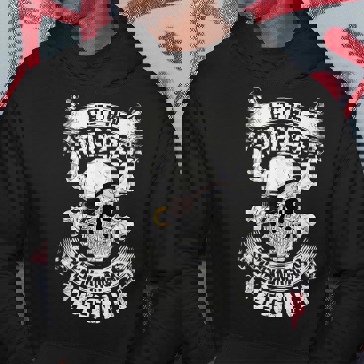 Let The Pirate Shenanigans Begin Jolly Roger Pirate Skull Hoodie Personalized Gifts
