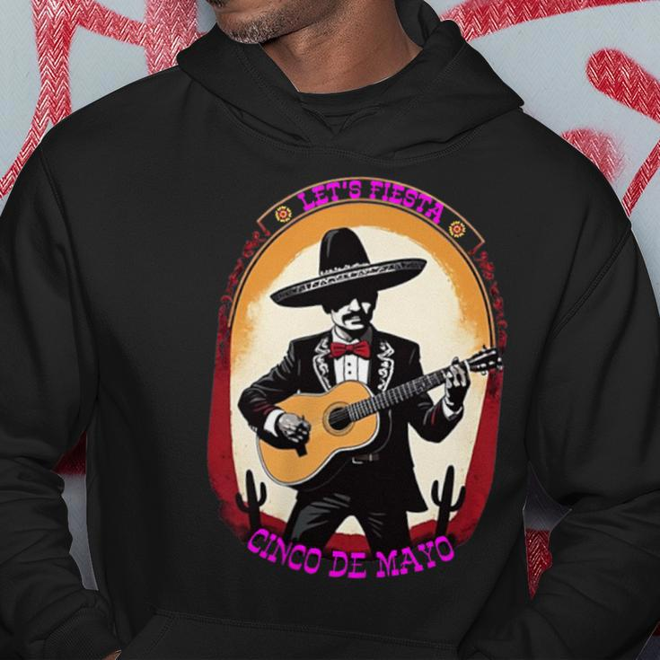 Let's Fiesta Cinco De Mayo Mexican Party Guitar Music Lover Hoodie Unique Gifts