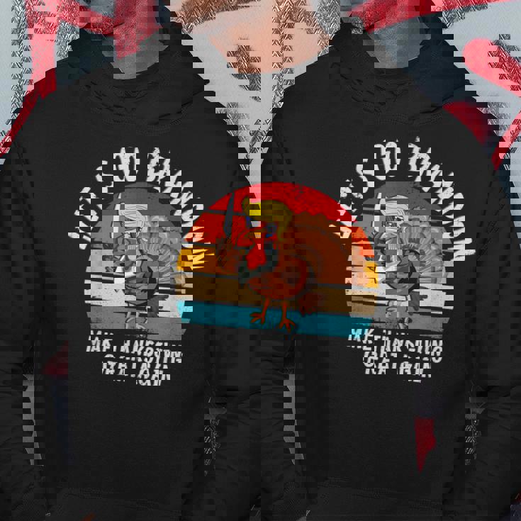 Let's Go Branson Brandon Thanksgiving And Trump Turkey Hoodie Unique Gifts