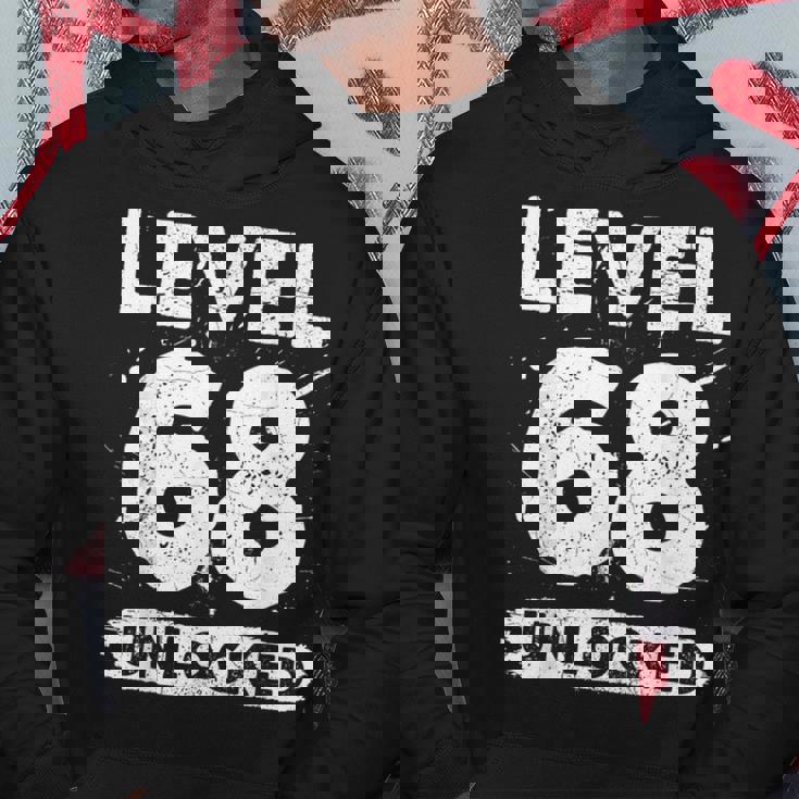 Level 68 Unlocked 68 Aniversario De Boda 68 Años Sudadera Regalos divertidos