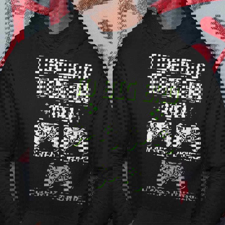 I Leveled Up To Big Bro Again Brother Gamer Video Game Hoodie Unique Gifts