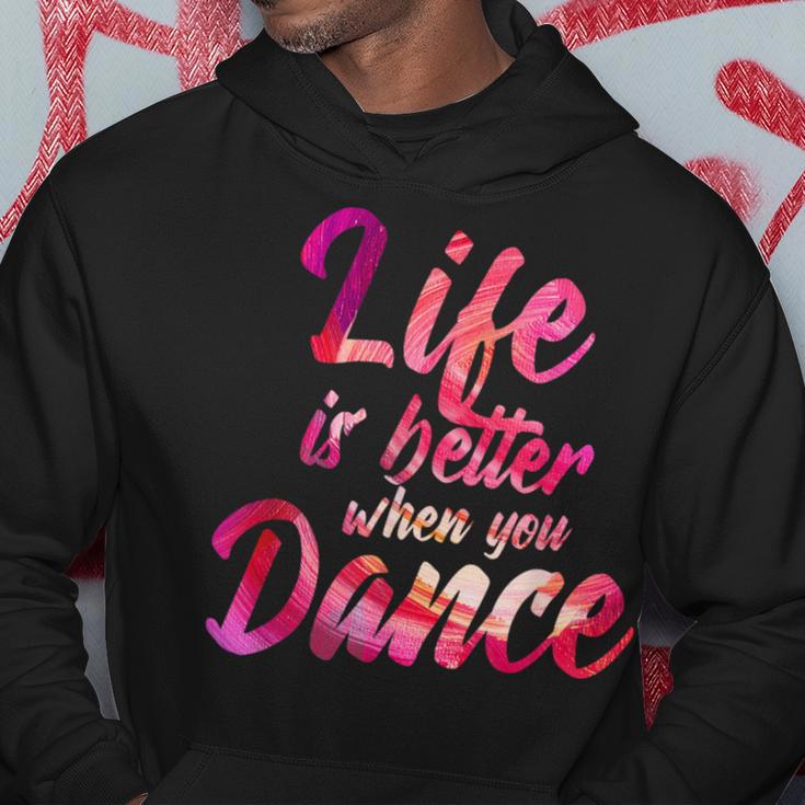 Life Is Better When You Dance Ballet Dancer Hoodie Lustige Geschenke