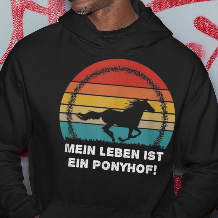 My Life Is A Ponyhfof Ich Liebe Mein Pferd Pony Kapuzenpullover Lustige Geschenke