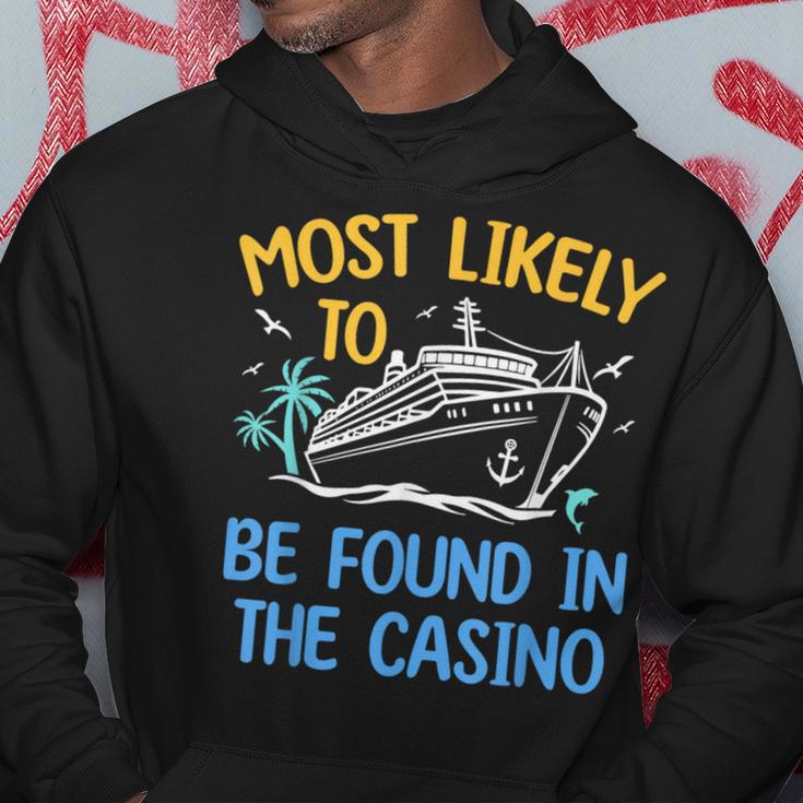 Most Likely Be Found In Casino Matching Family Cruise 2024 Hoodie Unique Gifts