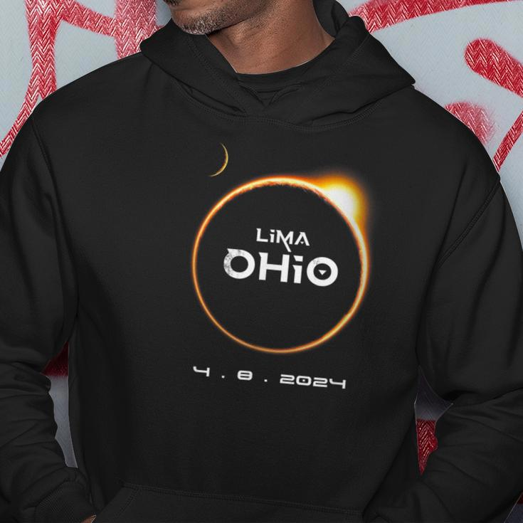 Lima Ohio Totality 4082024 Total Solar Eclipse 2024 Hoodie Unique Gifts