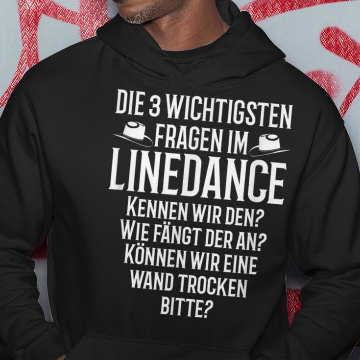 Line Dance Die 3 Important Questions Im Linedance Hoodie Lustige Geschenke