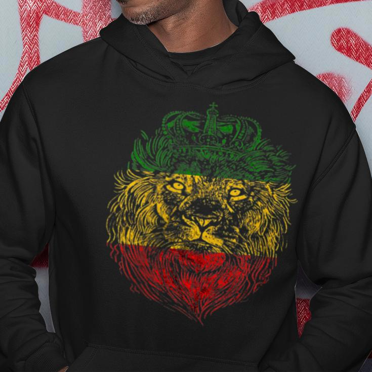 Lion Of Judah Rastafari Roots Rasta Reggae Jamaican Pride Hoodie Unique Gifts