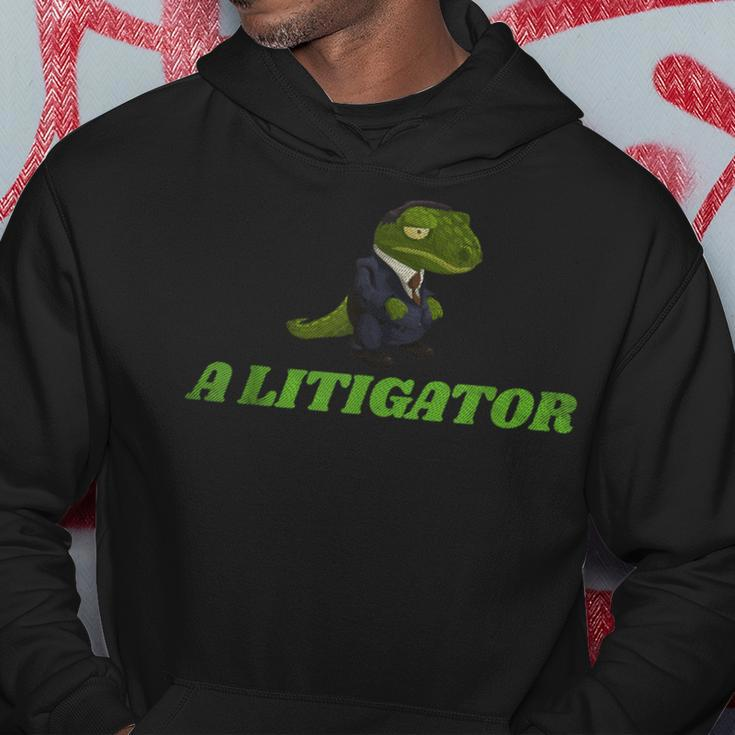 A Litigator Lawyer Alligator Suit Hoodie Unique Gifts