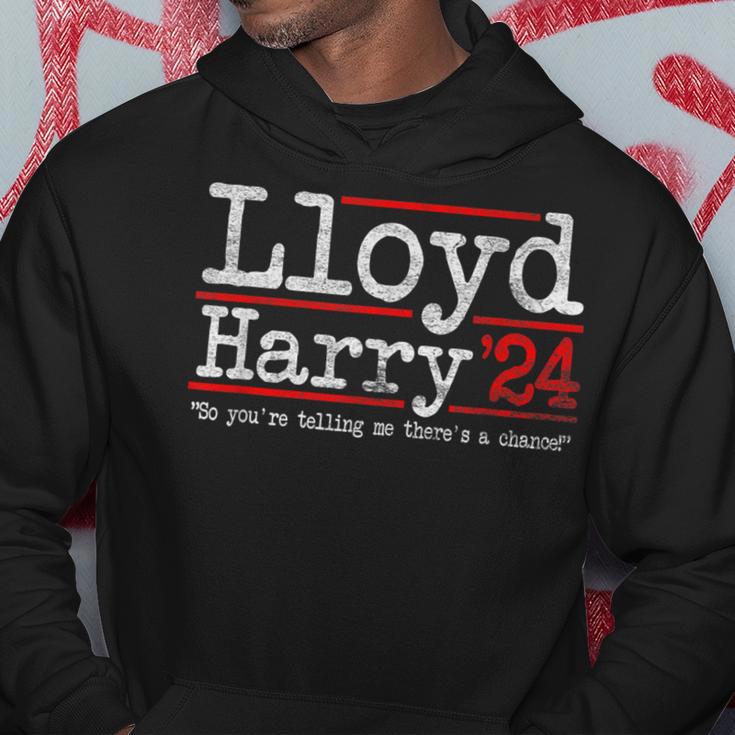 Lloyd And Harry Election 2024 Dumb N Dumber Politics Humor Hoodie Unique Gifts