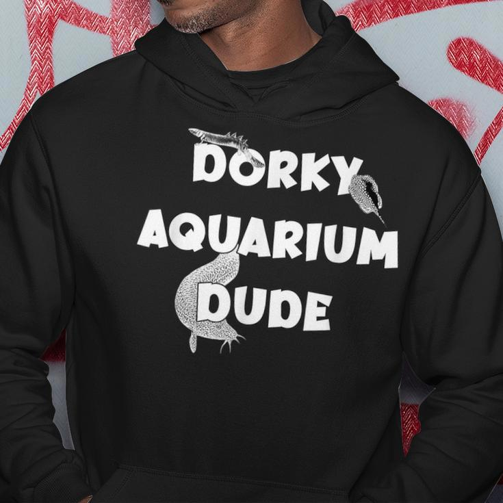Loaches Bichir Fish Dorky Aquarium Dude Dad Husband Hoodie Unique Gifts