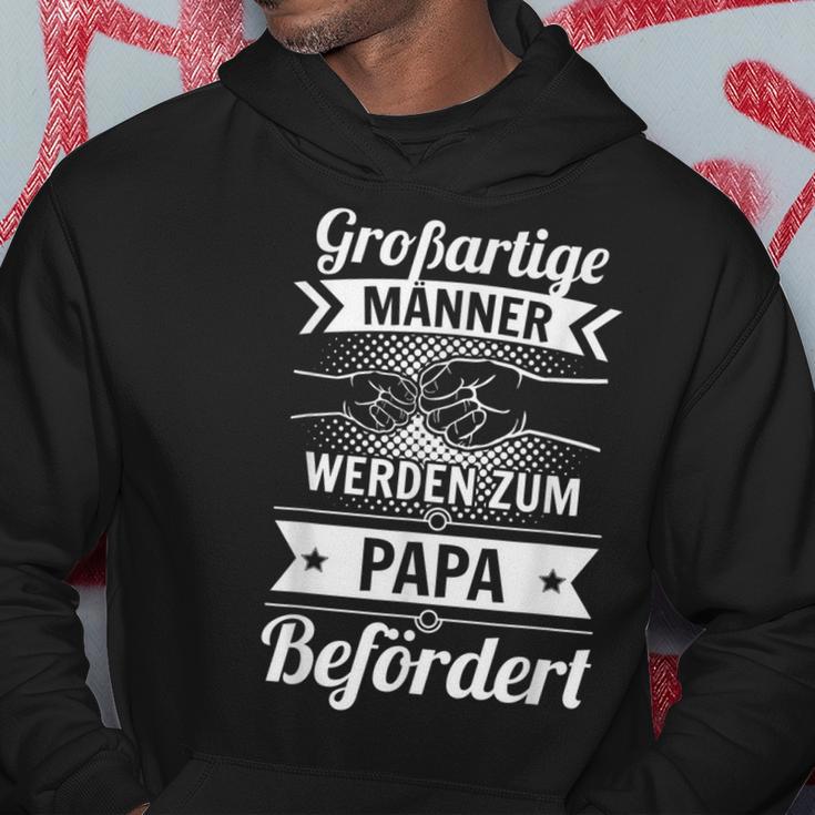 Loading Großartige Männer Werden Zum Papa Befördert G Kapuzenpullover Lustige Geschenke