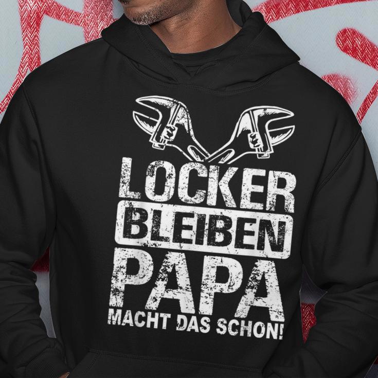 Locker Bleibpapa Macht Das Schon Heimwerker Screwdriver Kapuzenpullover Lustige Geschenke