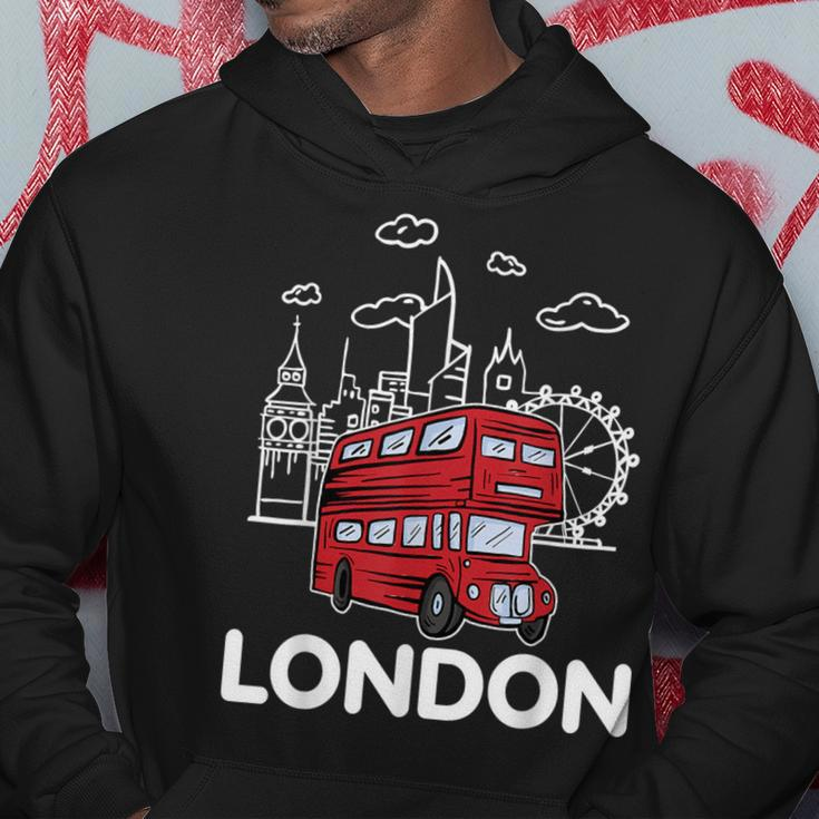 London Vibes Famous London Landmarks Souvenir London Love Hoodie Lustige Geschenke