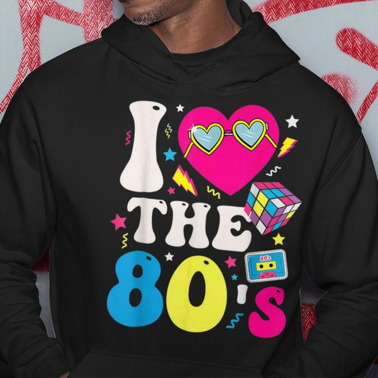 I Love The 80S Vintage Retro 80'S 1980S Eighties Party Hoodie Unique Gifts