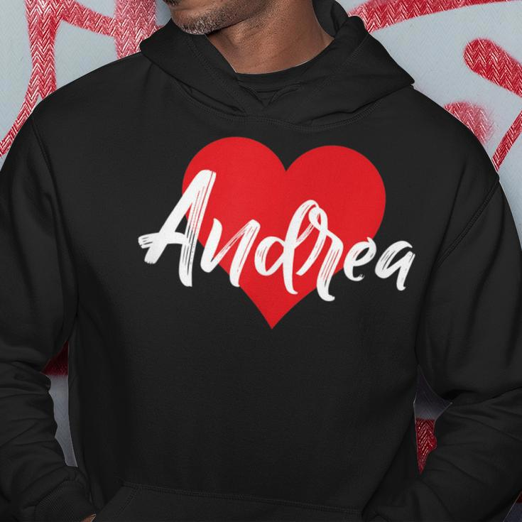 I Love Andrea First Name I Heart Named Hoodie Funny Gifts