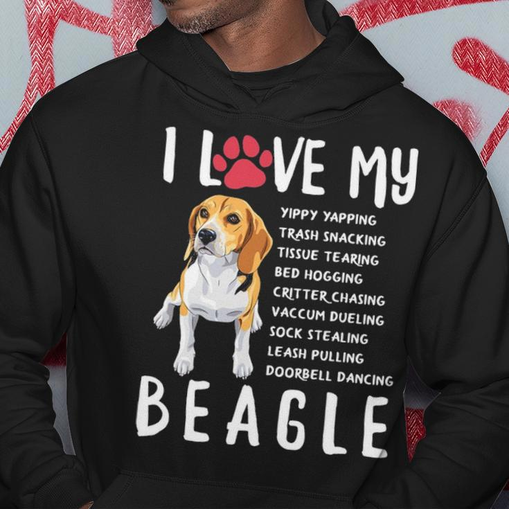 I Love My Beagle Beagle Lover Gif Hoodie Unique Gifts