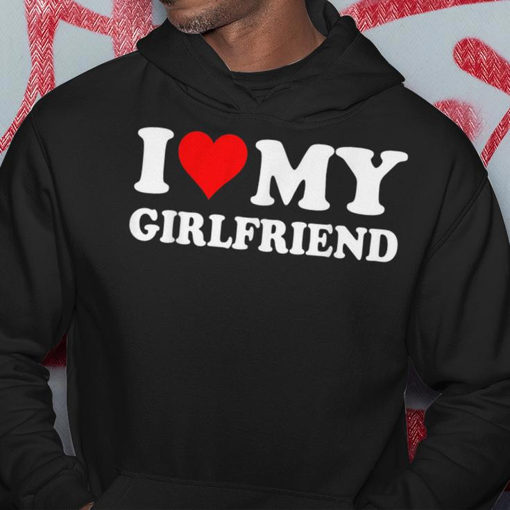 I Love My Girlfriend Gf I Heart My Girlfriend Gf Hoodie Unique Gifts