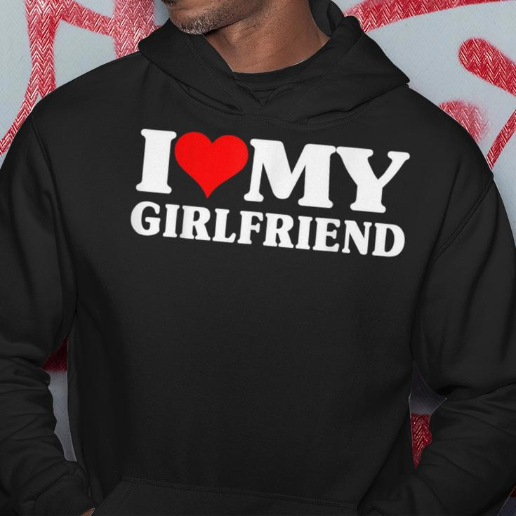 I Love My Girlfriend Matching Valentine's Day Couples Hoodie Funny Gifts