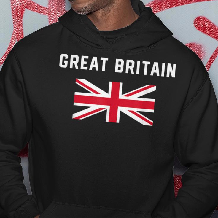 I Love Great Britain Minimalist Uk Flag Hoodie Unique Gifts