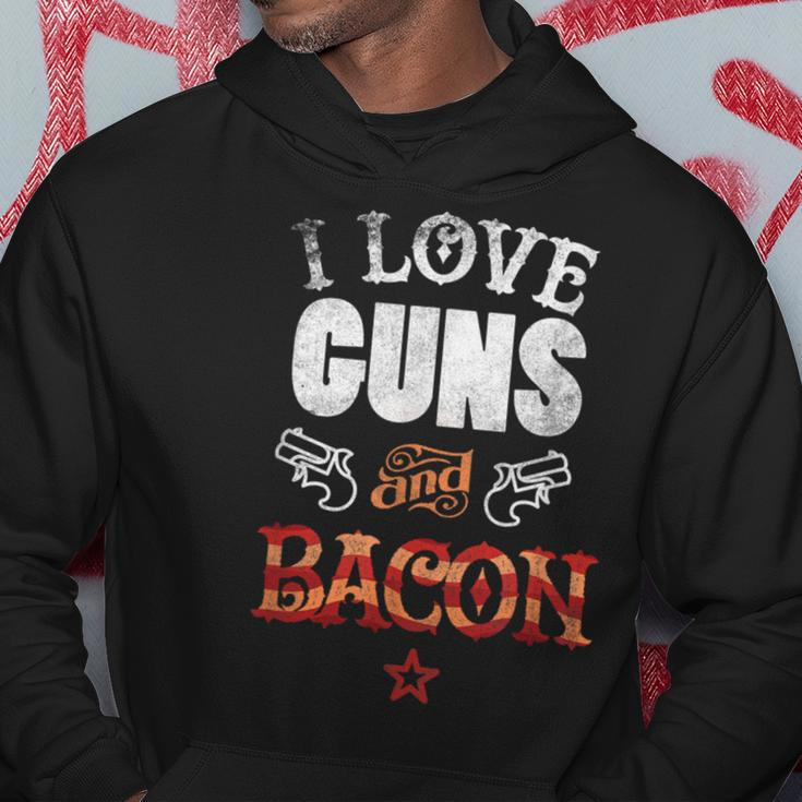 I Love Guns And Bacon Gun Lover Freedom Usa Hoodie Unique Gifts