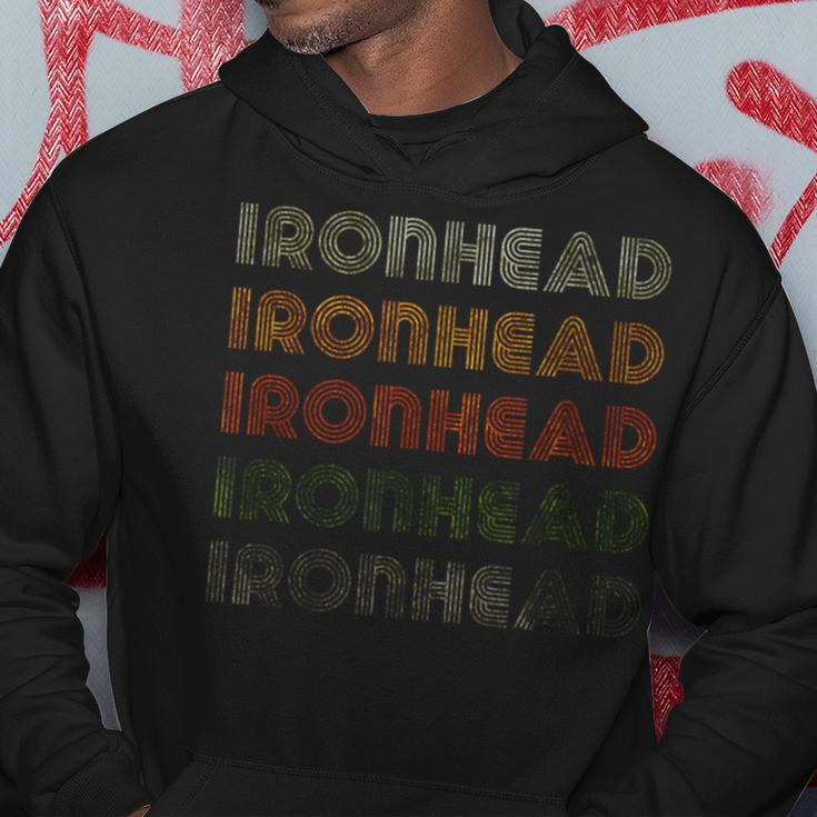 Love Heart Ironhead Grunge Vintage Style Black Ironhead Hoodie Unique Gifts
