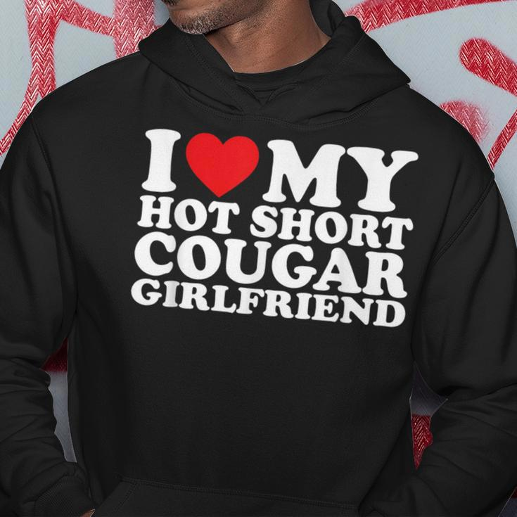 I Love My Hot Short Cougar Girlfriend I Heart My Cougar Gf Hoodie Unique Gifts