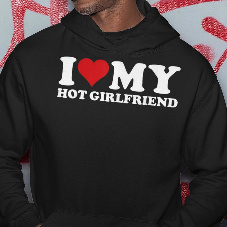 I Love My Hot Girlfriend Gf I Heart My Hot Girlfriend Gf Hoodie Unique Gifts