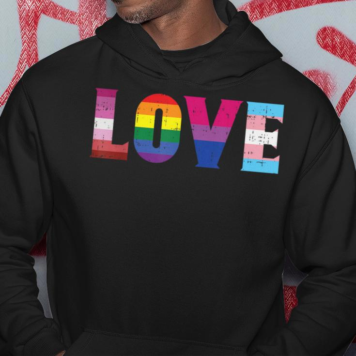 Love Lgbt Pride Ally Lesbian Gay Bisexual Transgender Ally Hoodie Unique Gifts