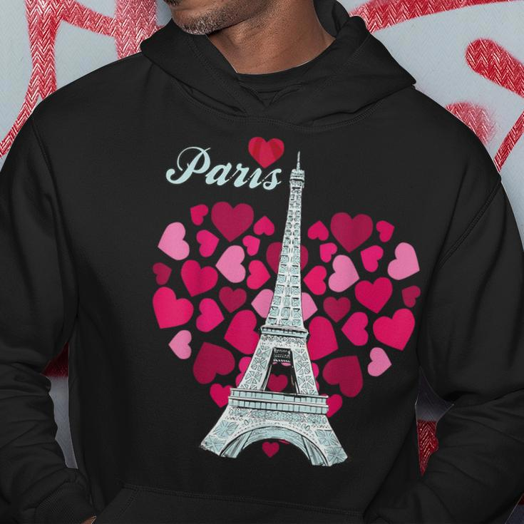 Love Paris Heart Eiffel Tower Souvenir France French Love Hoodie Funny Gifts