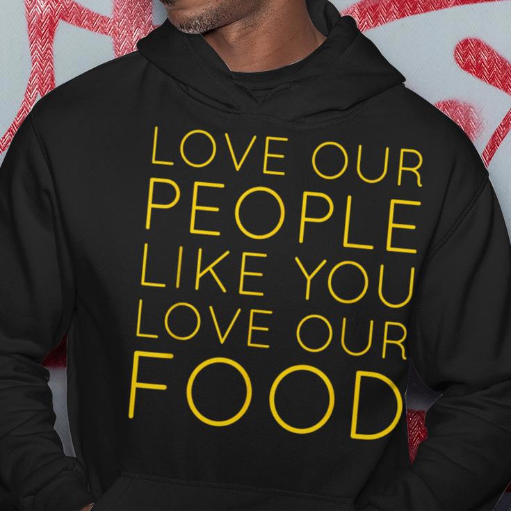 Love Our People Love Our Food Asian American Pride Aapi Hoodie Unique Gifts