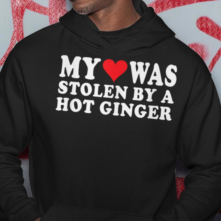 Love My Redhead Girlfriend Heart Stolen By Hot Ginger Mens Hoodie Unique Gifts