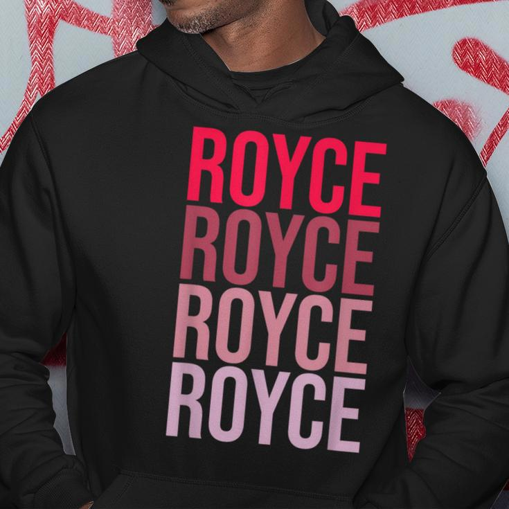 I Love Royce First Name Royce Hoodie Personalized Gifts
