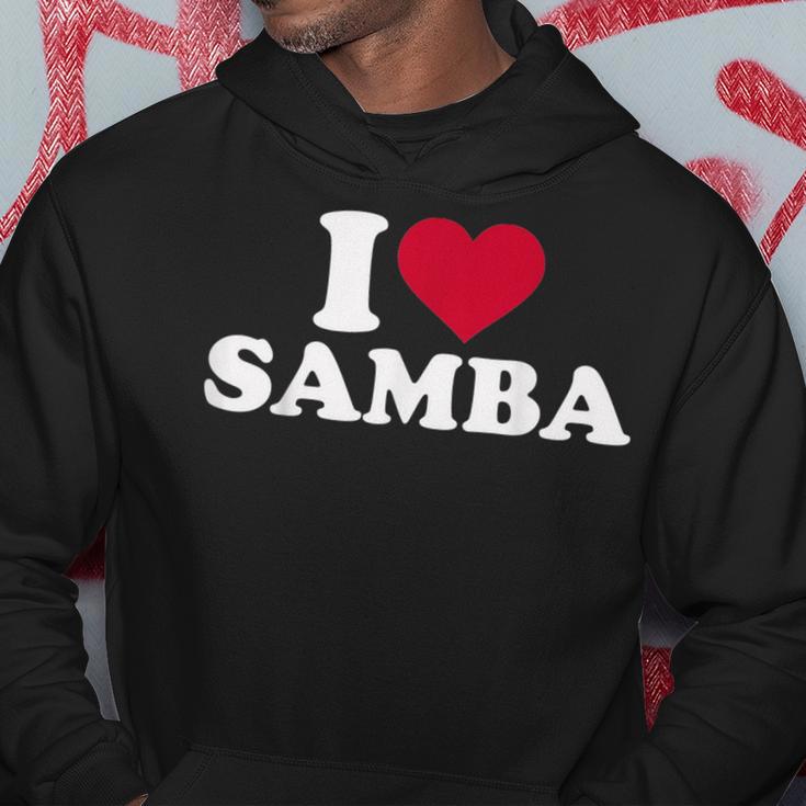 I Love Samba Hoodie Lustige Geschenke