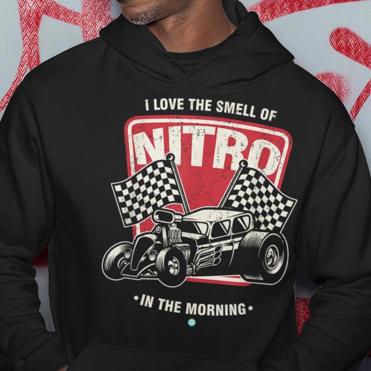 I Love The Smell Of Nitro In The Morning Drag Racing Hoodie Unique Gifts