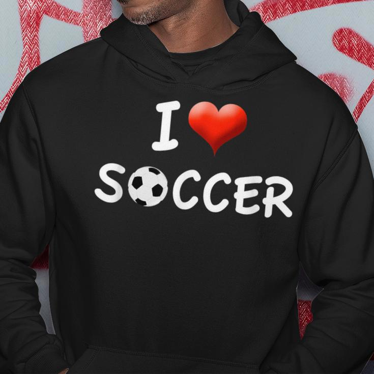 I Love SoccerAppreciation For Soccer & Coach Hoodie Unique Gifts