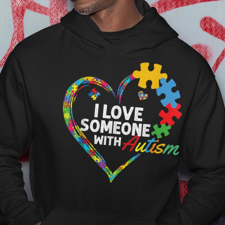 I Love Someone With Autism Heart Puzzle Hoodie Unique Gifts