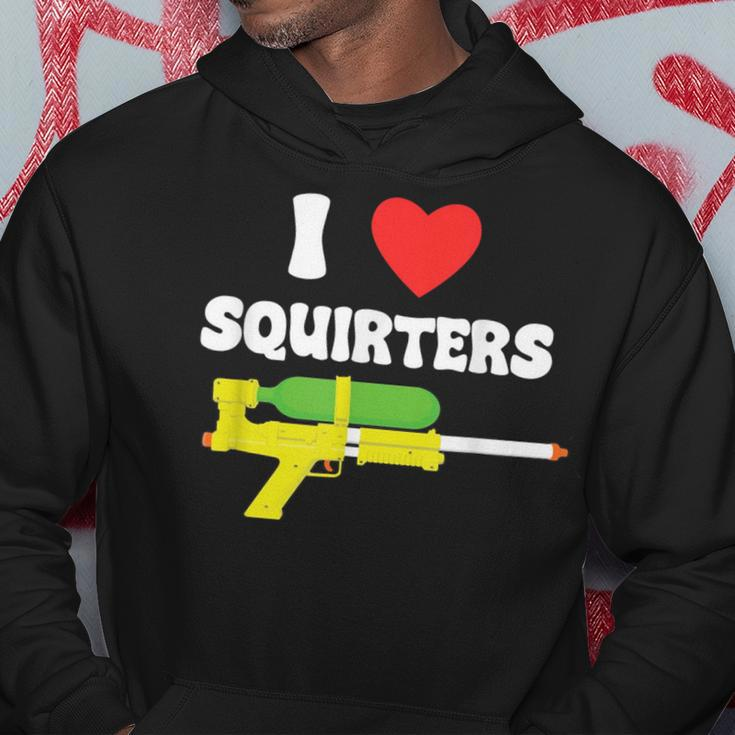 I Love Squirters 80'S Squirt Guns Awesome Retro Hoodie Funny Gifts