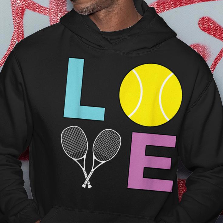 I Love Tennis Tennis Player Hoodie Unique Gifts