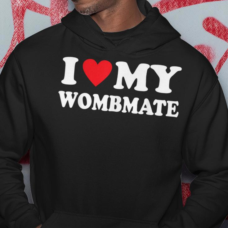 I Love My Wombmate I Love My Twin Sisters Brothers Hoodie Unique Gifts