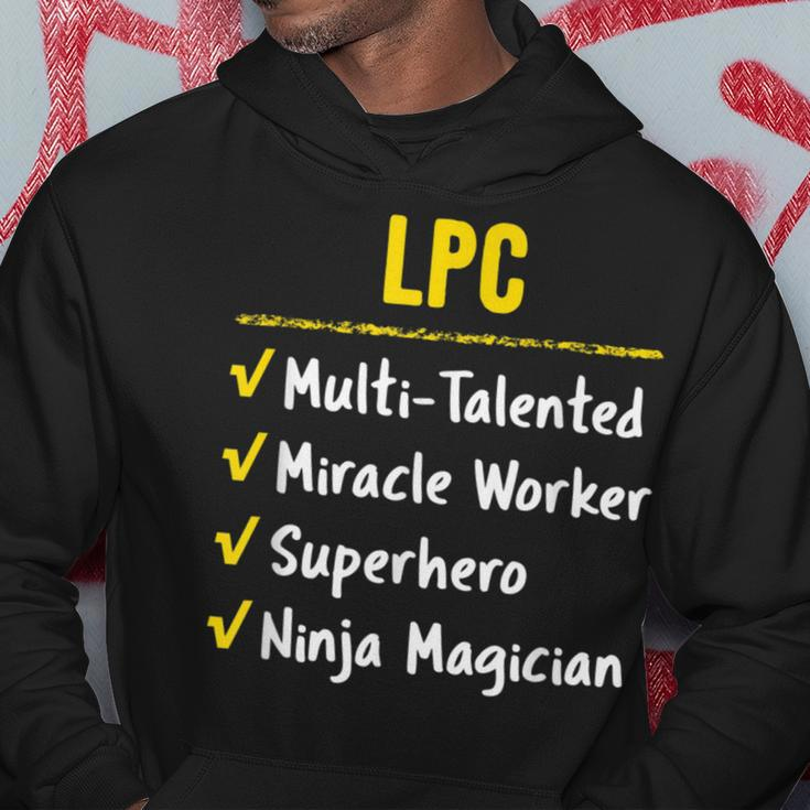Lpc Miracle Worker Superhero Ninja Prof Counselor Hoodie Unique Gifts