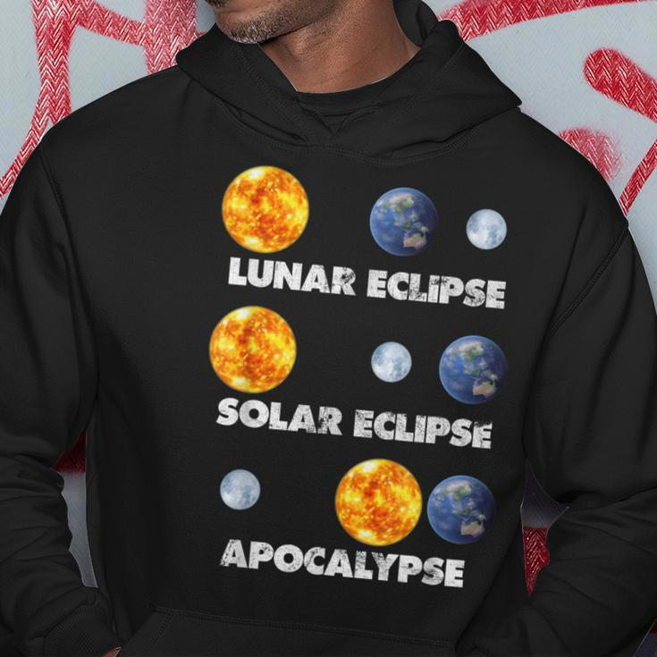 Lunar Eclipse Solar Eclipse Apocalypse Astronomy Hoodie Unique Gifts