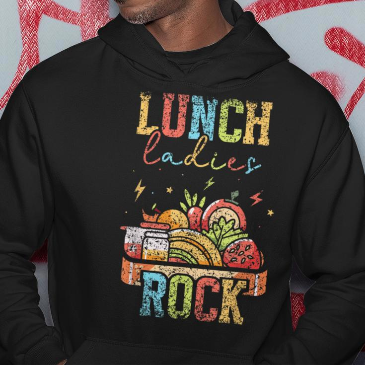 Lunch Ladies Rock School Cafeteria Service Lunch Lady Hoodie Unique Gifts