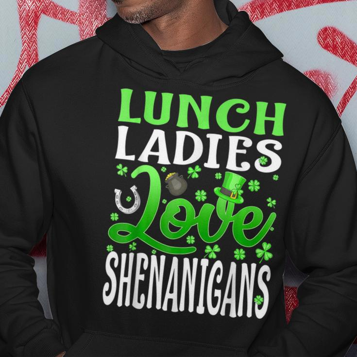 Lunch Lady Love Shenanigans St Patrick's Day Hoodie Funny Gifts