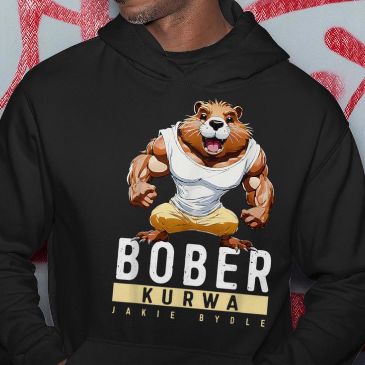 Lustige Bober Bóbr Kurwa Polnisch Kurwa Bober Kapuzenpullover Lustige Geschenke