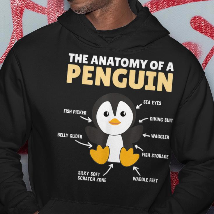 Lustige Erklärung Eines Pinguins Anatomie Eines Pinguins Hoodie Lustige Geschenke