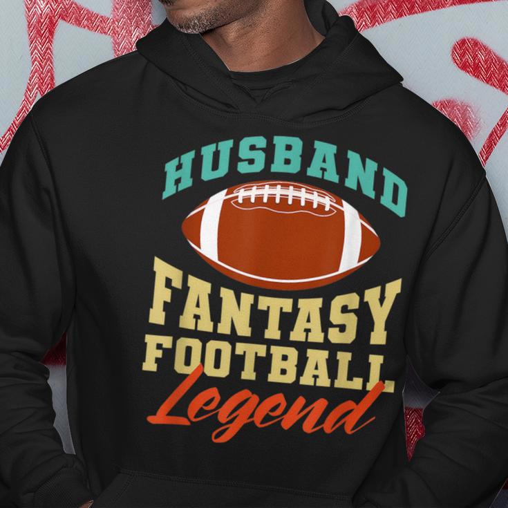 Lustiger Ehemann Papa Fantasy Football Legend Kapuzenpullover Lustige Geschenke