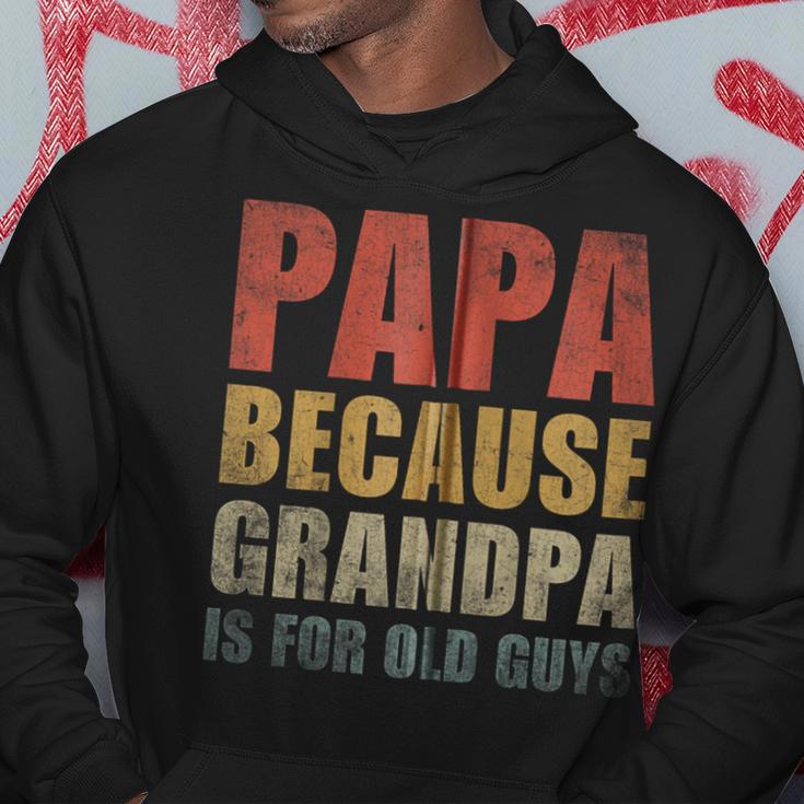 Lustigeratertag Papa Weil Opa Für Alte Leute Ist Kapuzenjacke Kapuzenpullover Lustige Geschenke