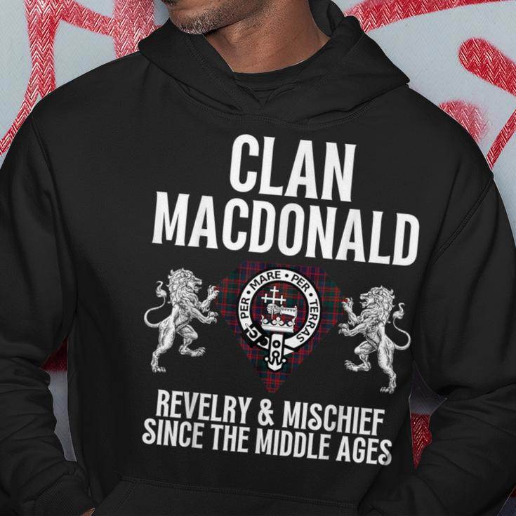 Macdonald Clan Scottish Name Coat Of Arms Tartan Family Hoodie Funny Gifts