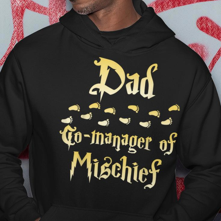 Magical Dad Manager Of Mischief Matching Family Birthday Hoodie Funny Gifts